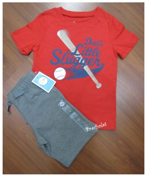 *** outlet *** Conjunto Baseball (bermuda+camiseta)