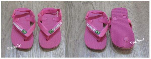 *** brechó *** Chinelo rosa Havaianas