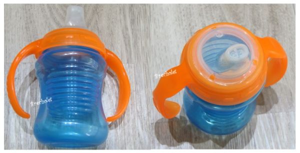 *** outlet *** Copo azul/laranja Munchkin