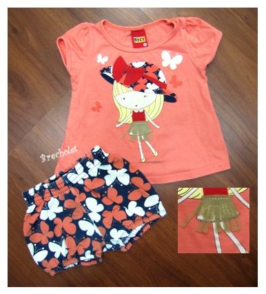 *** brechó *** Conjunto Kyly camiseta + shorts