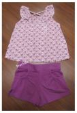 *** outlet *** Conjunto Old Navy shorts+ blusinha