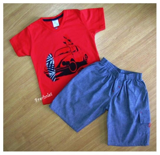 *** outlet *** Conjunto camiseta + shorts