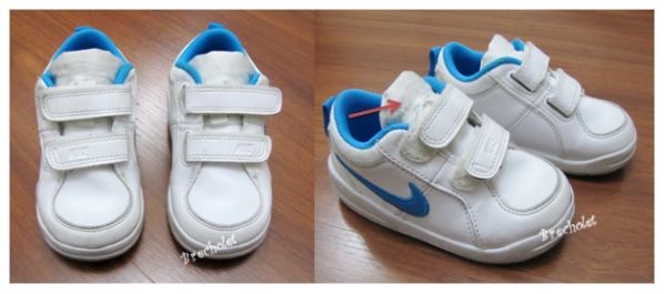 *** brechó *** Tênis Nike branco c/ detalhe azul